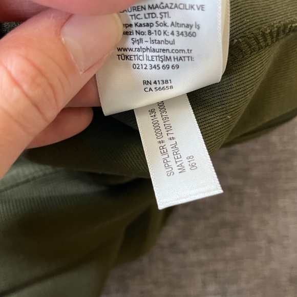 Polo Ralph Lauren Tech Fleece Bomber Jacket - Men's Size M - Green - Picture 7 of 11